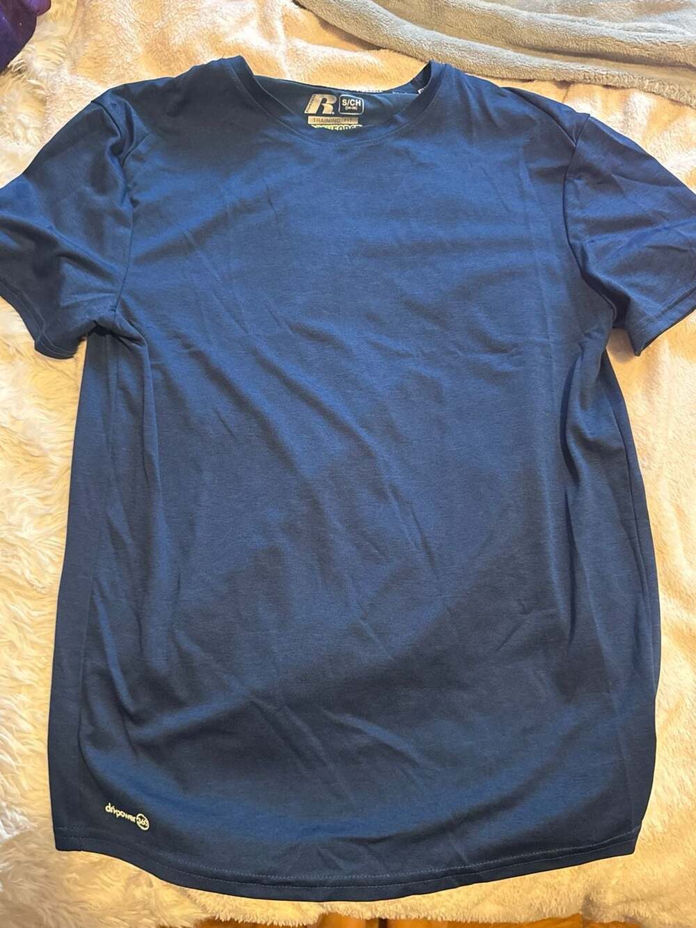 Russell Athletic Training Fit T-Shirt Size S Blue Dri-Power 360 men’s small